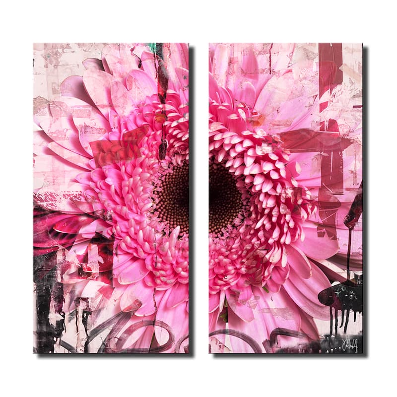 Ready2HangArt 'Painted Petals CII' 2 Piece Canvas Art Set