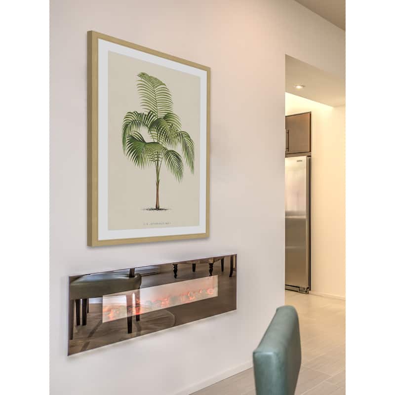 Marmont Hill - 'Les Palmiers I' Framed Painting Print - Multi-Color