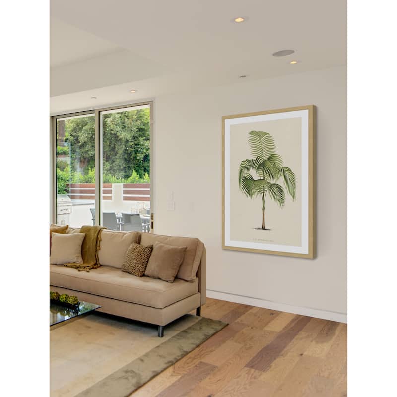 Marmont Hill - 'Les Palmiers I' Framed Painting Print - Multi-Color