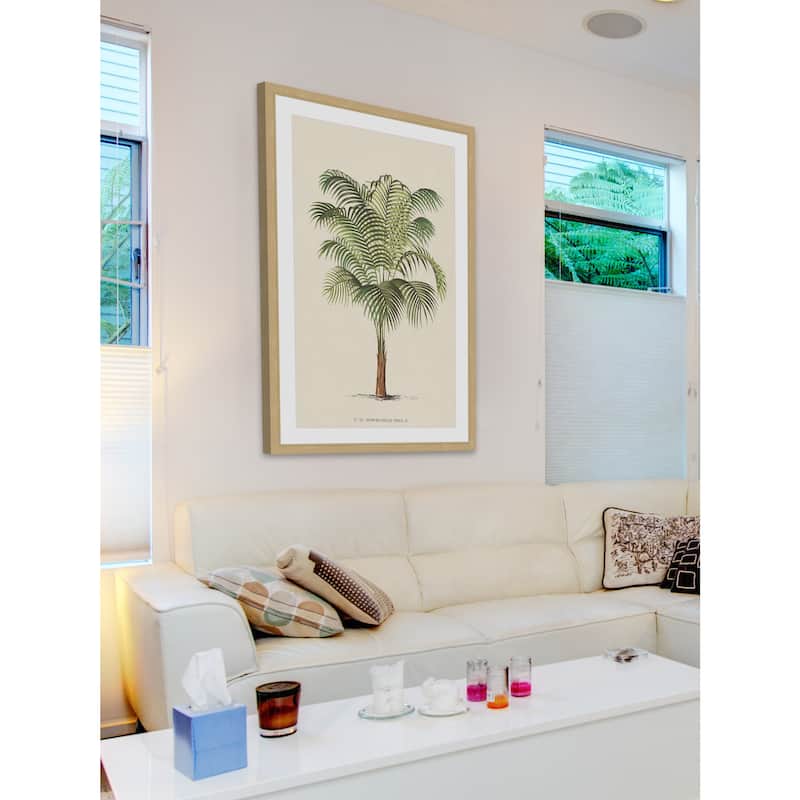 Marmont Hill - 'Les Palmiers II' Framed Painting Print - Multi-Color