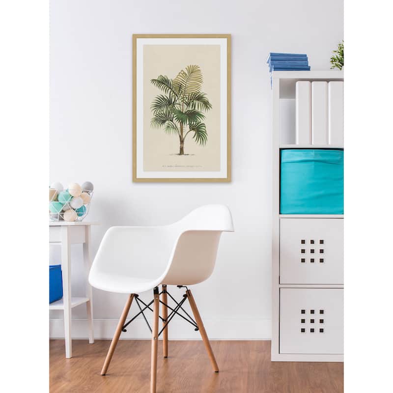 Marmont Hill - 'Les Palmiers IV' Framed Painting Print - Multi-Color