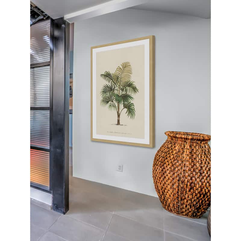 Marmont Hill - 'Les Palmiers IV' Framed Painting Print - Multi-Color