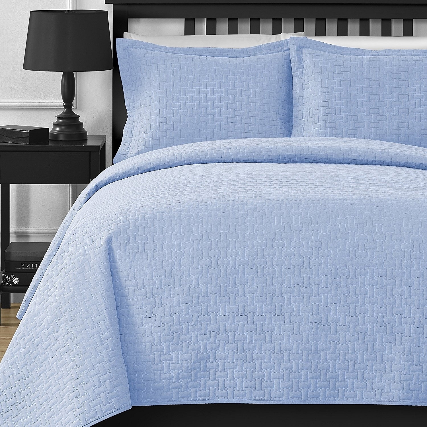 Thermal Pressed Modern Quilted Full Queen & King Khaki 3-piece Coverlet Set 