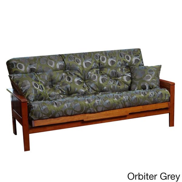 Full Pocket Coil Memory Foam Futon Mattress W Pillows Included Overstock 13027095