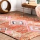 preview thumbnail 1 of 9, nuLOOM Hand-tufted Wool Multicolor Boho Moroccan Pattern Area Rug