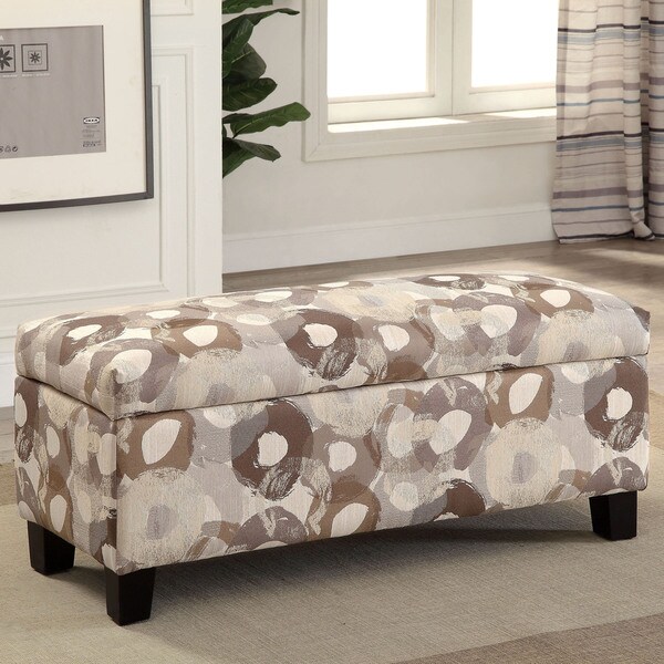 Shop Furniture of America Giovanna Contemporary Patterned Linenlike