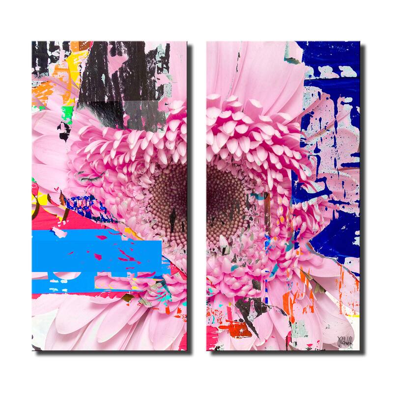 Ready2HangArt 'Painted Petals LXXV' 2 Piece Canvas Art Set