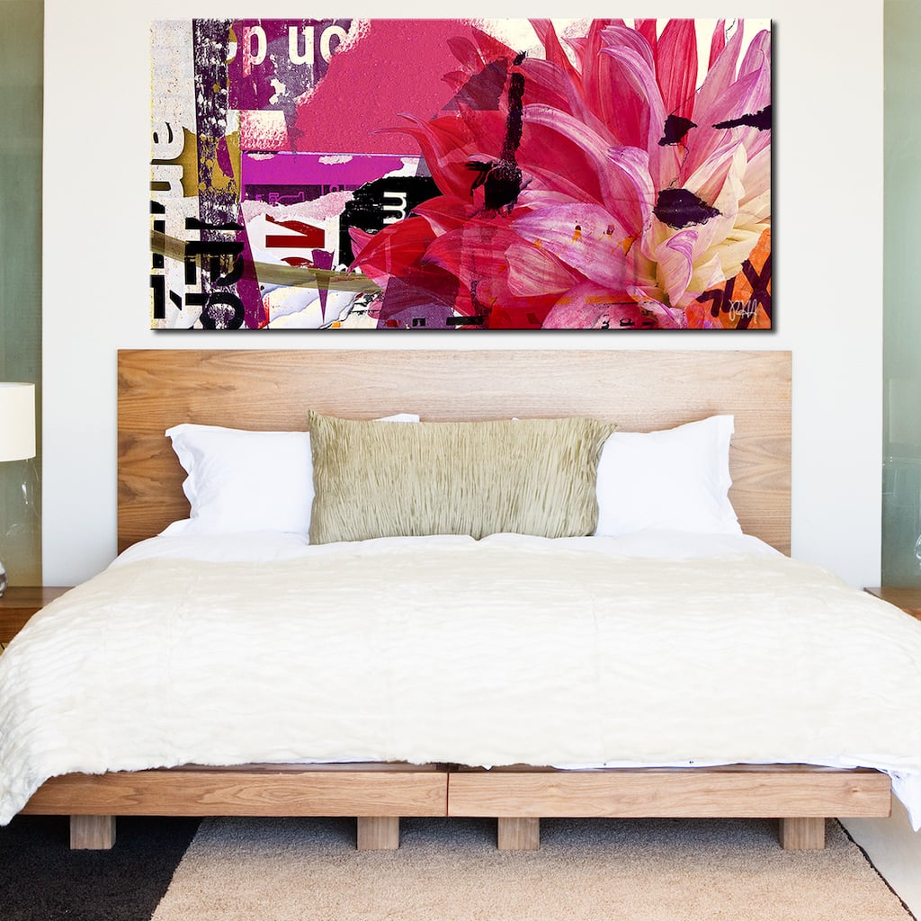 Ready2HangArt 'Painted Petals LXXI' Floral Canvas Wall Art