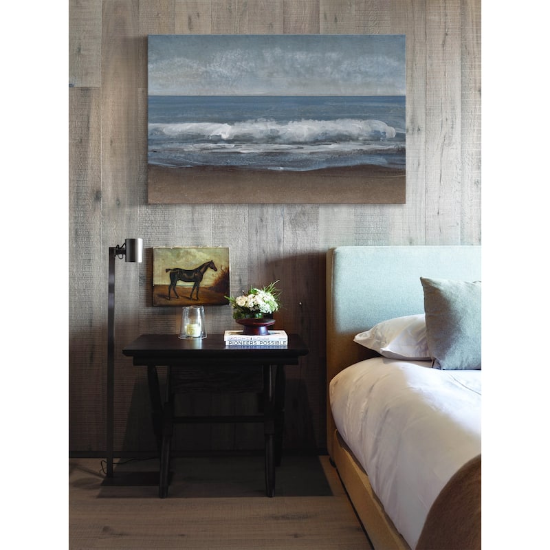 Marmont Hill - 'Lingering Grey I' Painting Print on Wrapped Canvas - Multi-Color