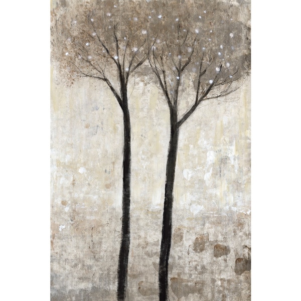 Shop Marmont Hill - 'Tall Trees Bloom' Painting Print on Wrapped Canvas ...