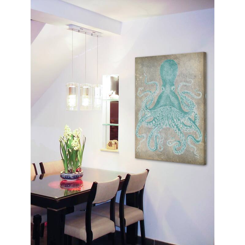 Marmont Hill - 'Spa Octopus I' Painting Print on Wrapped Canvas - Multi-Color