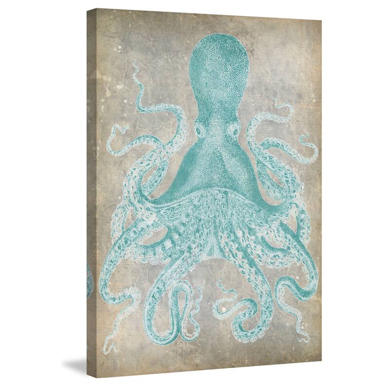 Marmont Hill - 'Spa Octopus I' Painting Print on Wrapped Canvas - Multi-Color