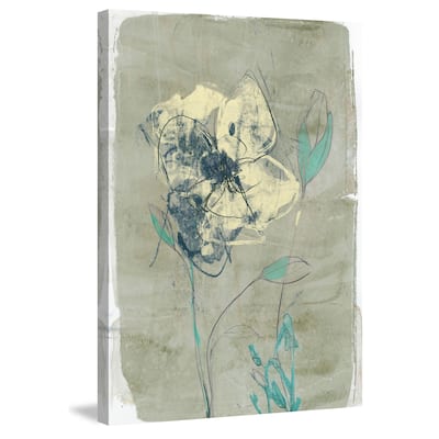 Marmont Hill - 'Floral Vignette IV' Painting Print on Wrapped Canvas