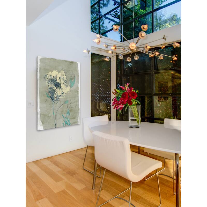 Marmont Hill - 'Floral Vignette IV' Painting Print on Wrapped Canvas