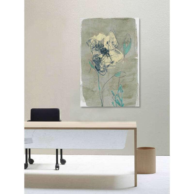 Marmont Hill - 'Floral Vignette IV' Painting Print on Wrapped Canvas