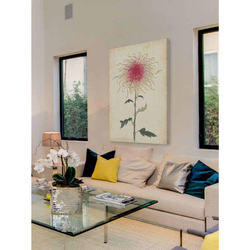 Marmont Hill - 'Chrysanthemum I' Painting Print on Wrapped Canvas - Multi-Color