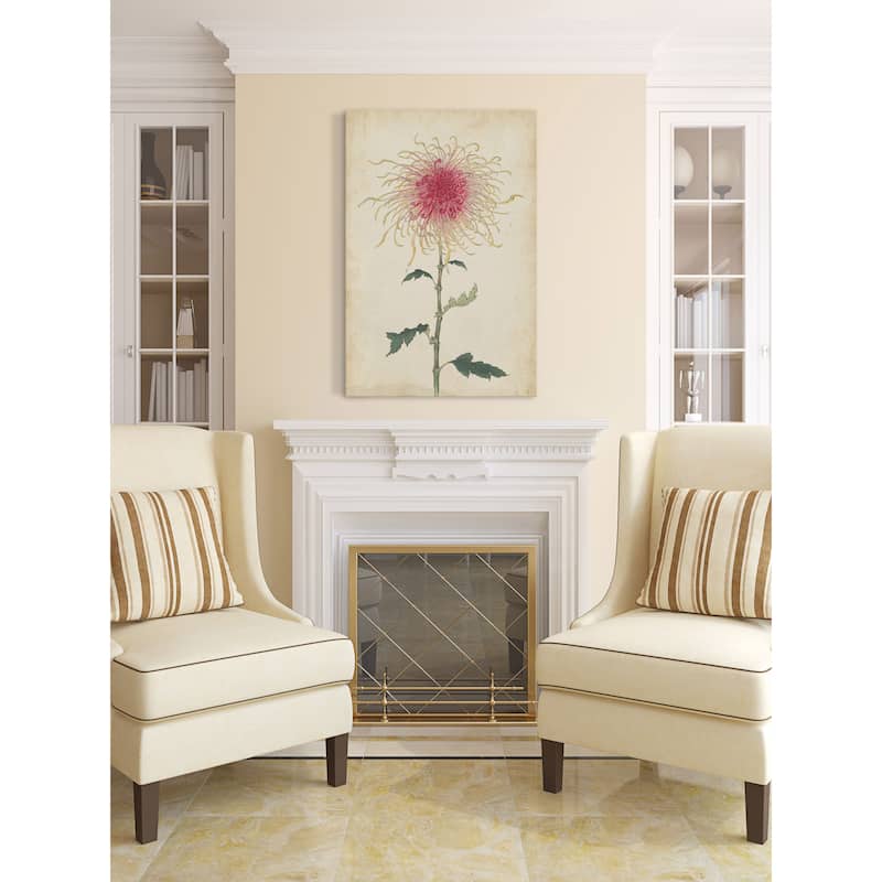 Marmont Hill - 'Chrysanthemum I' Painting Print on Wrapped Canvas - Multi-Color