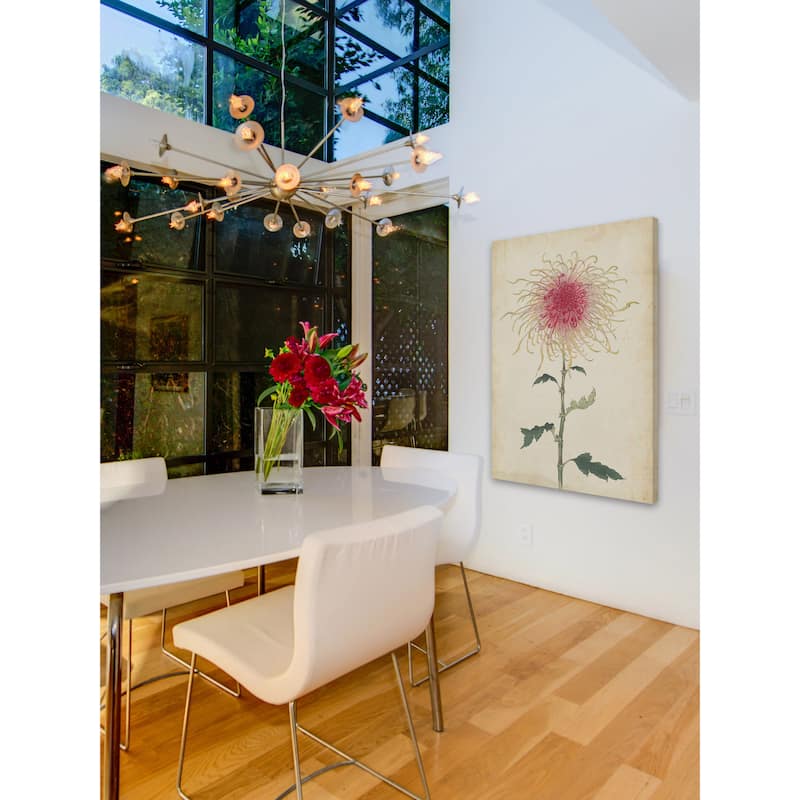 Marmont Hill - 'Chrysanthemum I' Painting Print on Wrapped Canvas - Multi-Color