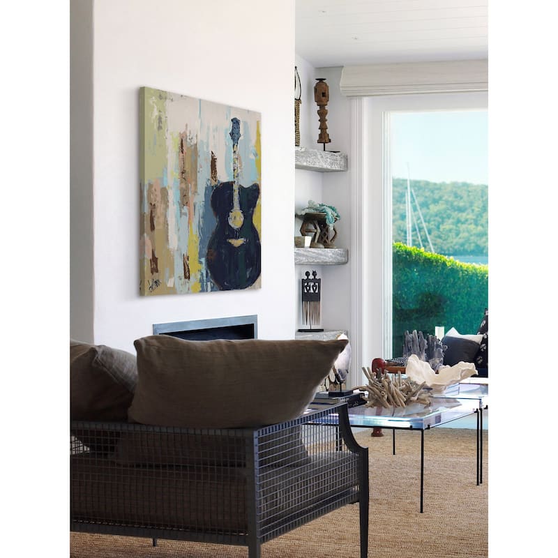 Marmont Hill - 'Bluebird Cafe II' Painting Print on Wrapped Canvas - Multi-Color