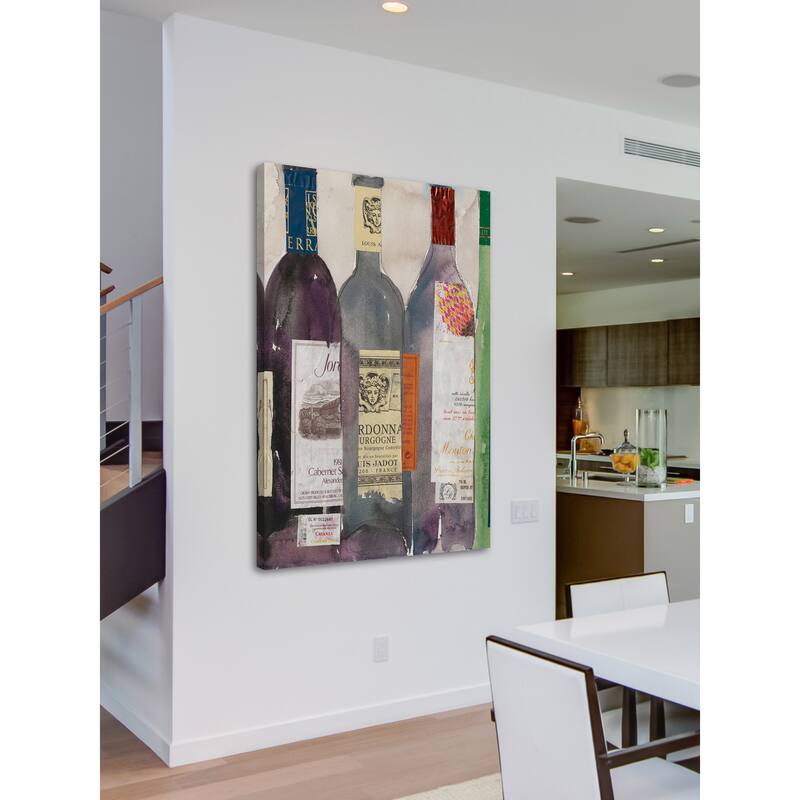 Marmont Hill - 'Dinner Party III' Painting Print on Wrapped Canvas - Multi-Color