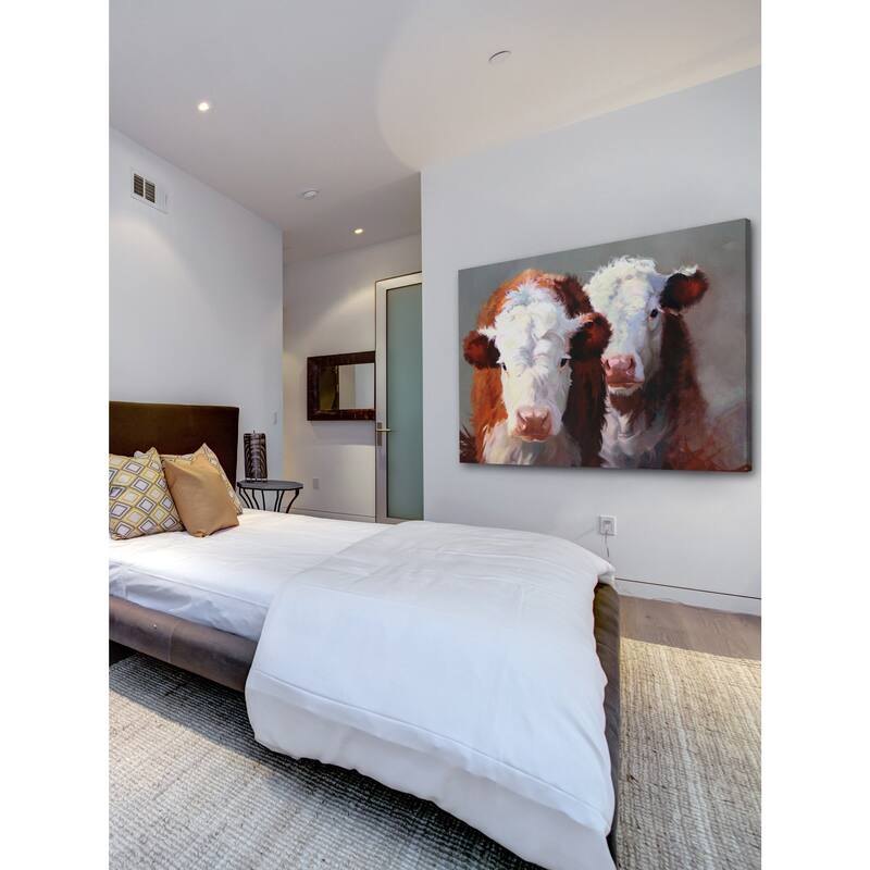 Marmont Hill - 'Buddies' Painting Print on Wrapped Canvas - Multi-Color