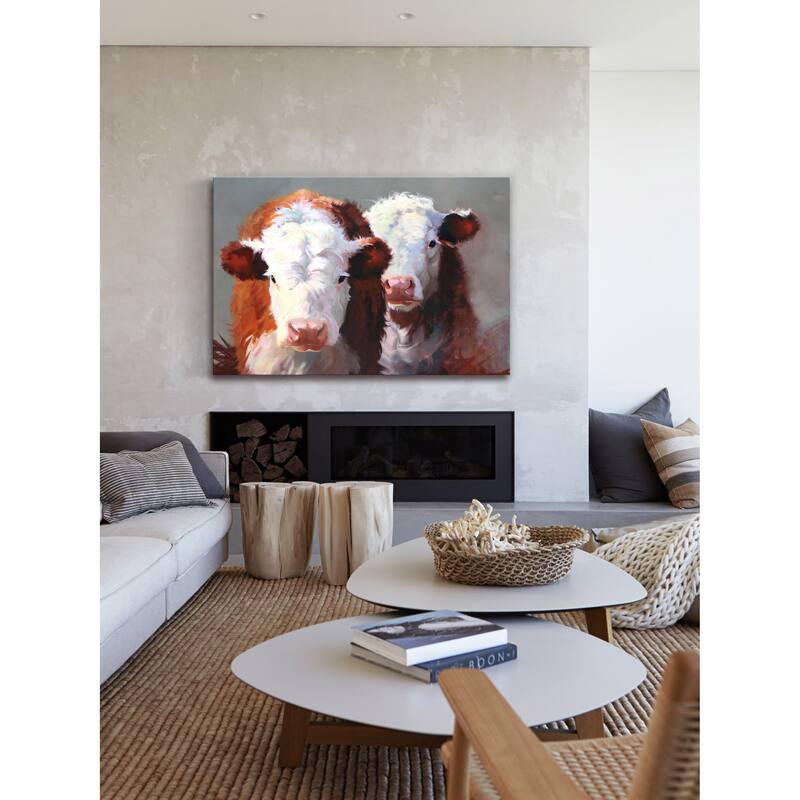 Marmont Hill - 'Buddies' Painting Print on Wrapped Canvas - Multi-Color