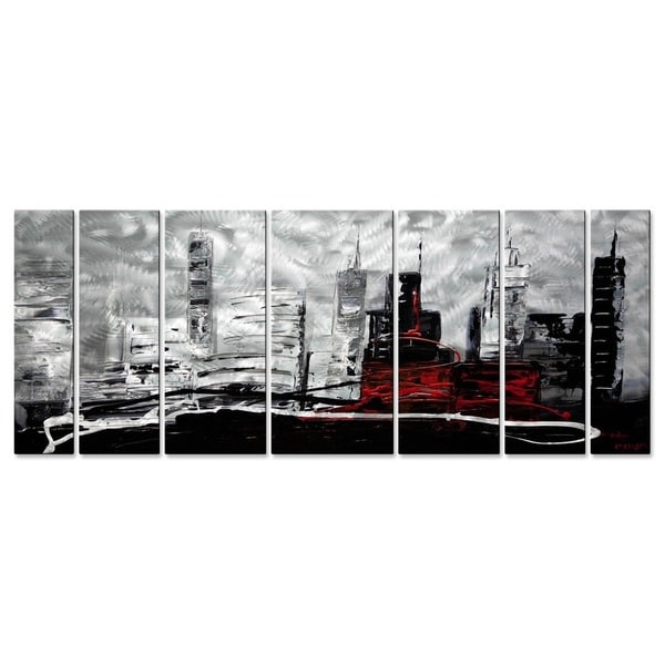 All My Walls The Red Building Metal Wall Art Free Shipping All My Walls X27 The Red Building Metal Wall Art