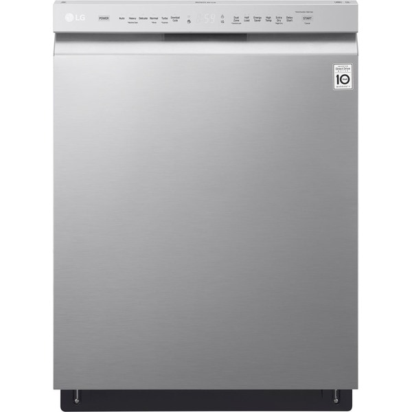 LG LDF5545ST Front Control Dishwasher with QuadWash™ and EasyRack™ Plus in Stainless Steel - Stainless Steel