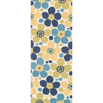 Alexander Home Hand-hooked Savannah Floral Rug