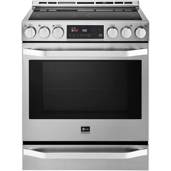 LG LSSE3026ST- 6.2 cu. ft. 30-inch Electric Slide-in Range - Stainless Steel