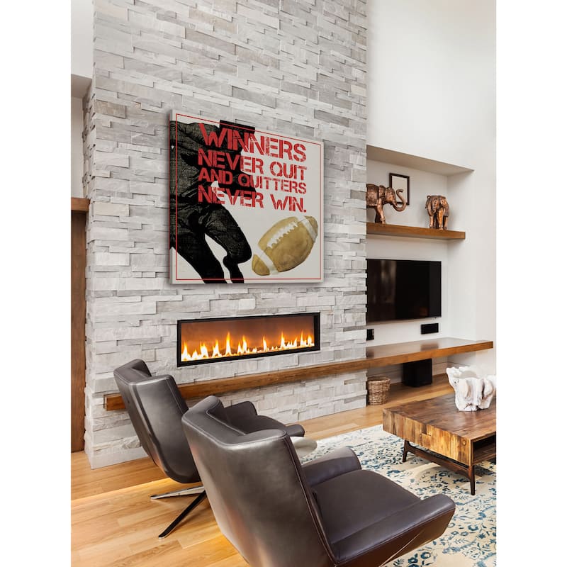 Marmont Hill - 'Sports Epigram II' Painting Print on Wrapped Canvas - Multi-Color