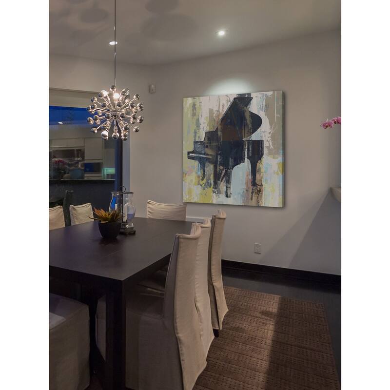 Marmont Hill - 'Bluebird Piano' Painting Print on Wrapped Canvas - Multi-Color