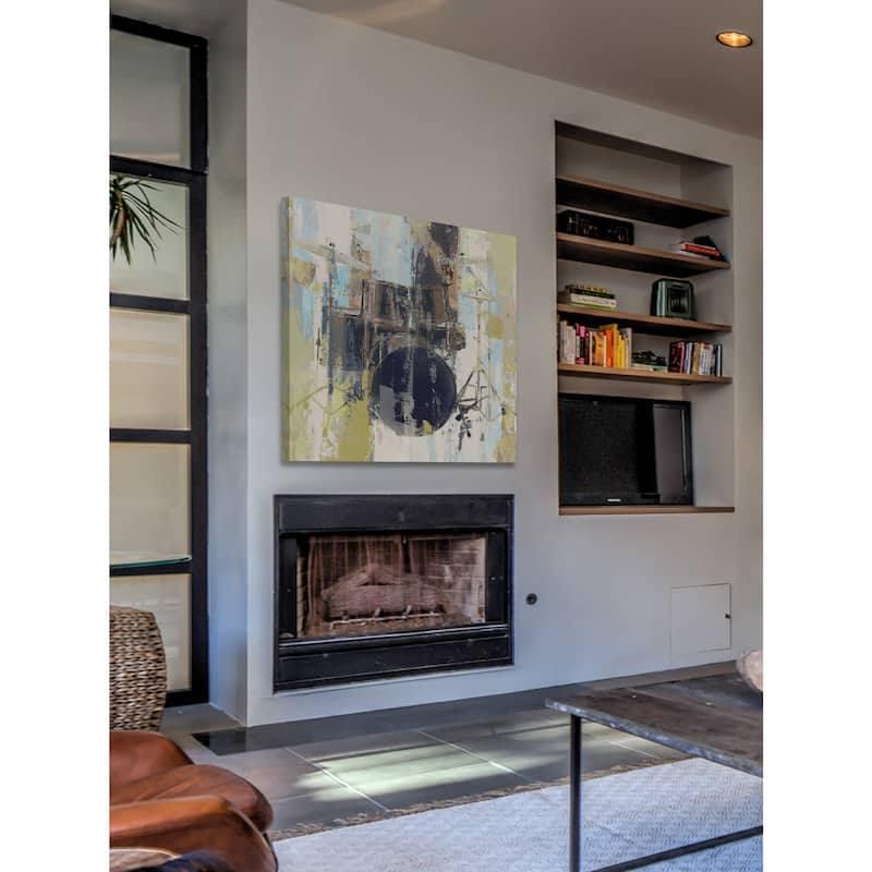 Marmont Hill - 'Bluebird Drum' Painting Print on Wrapped Canvas - Multi-Color