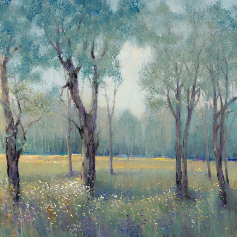 Marmont Hill - 'Morning Mist' Painting Print on Wrapped Canvas - Multi-Color