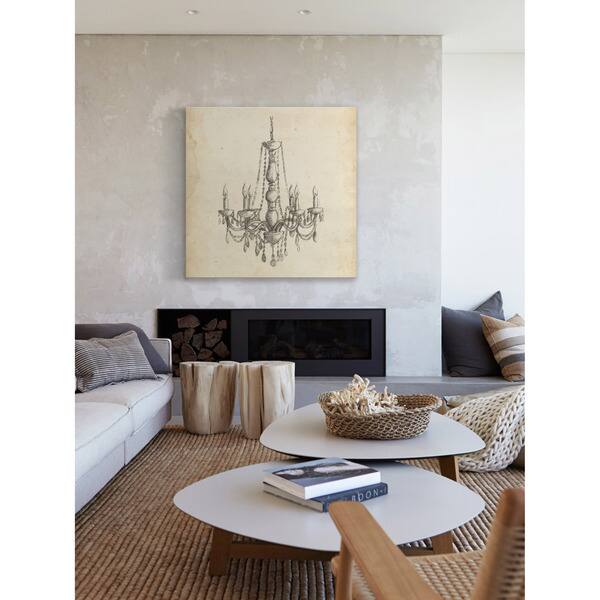 Shop Marmont Hill Handmade Classical Chandelier Ii Print On