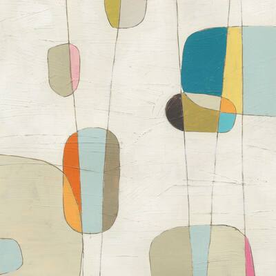 Marmont Hill - 'Molecular Motion II' Painting Print on Wrapped Canvas - Multi-Color