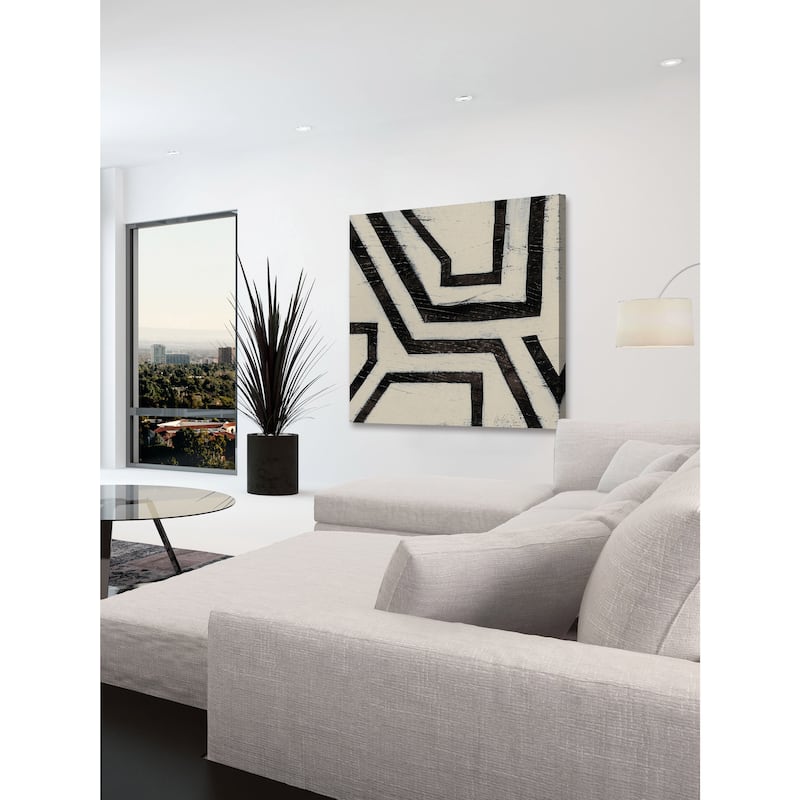 Marmont Hill - 'Hieroglyph III' Painting Print on Wrapped Canvas - Multi-Color
