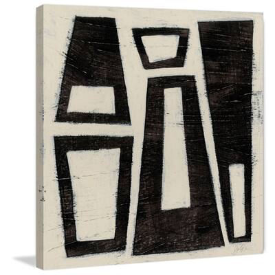 Marmont Hill - 'Hieroglyph IV' Painting Print on Wrapped Canvas - Multi-Color