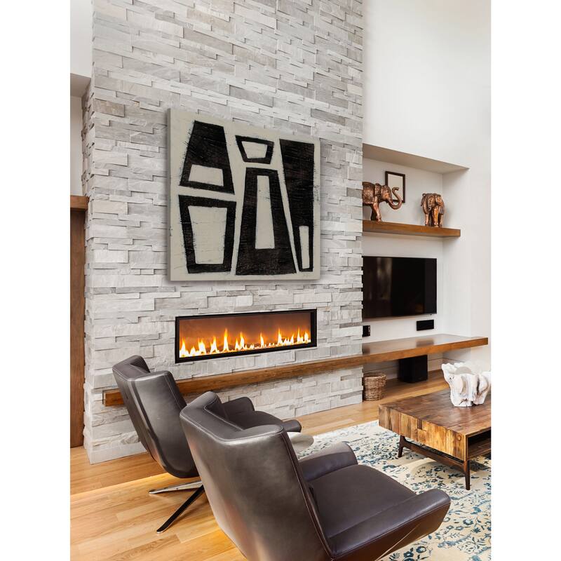 Marmont Hill - 'Hieroglyph IV' Painting Print on Wrapped Canvas - Multi-Color