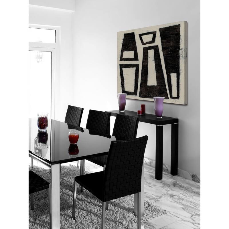 Marmont Hill - 'Hieroglyph IV' Painting Print on Wrapped Canvas - Multi-Color