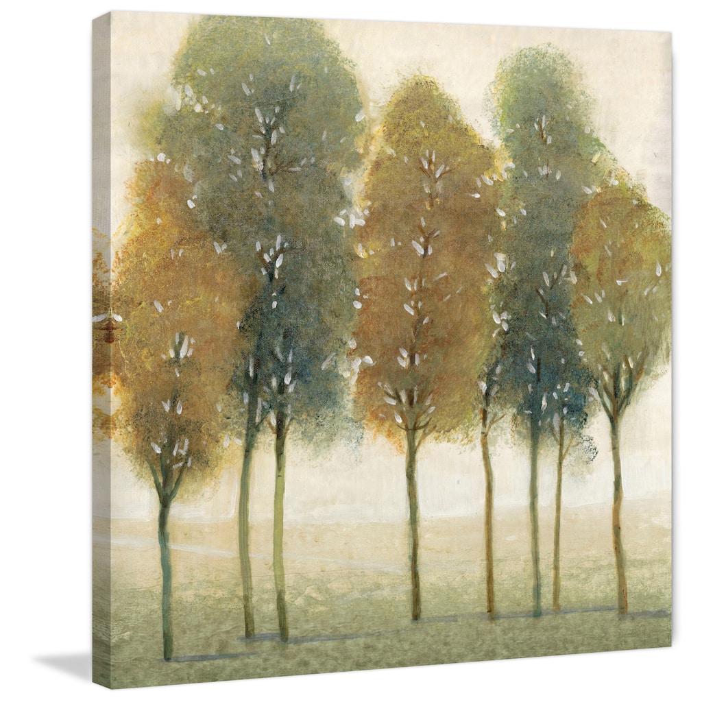 Marmont Hill - 'Beyond the Trees II' Painting Print on Wrapped Canvas - Multi-Color