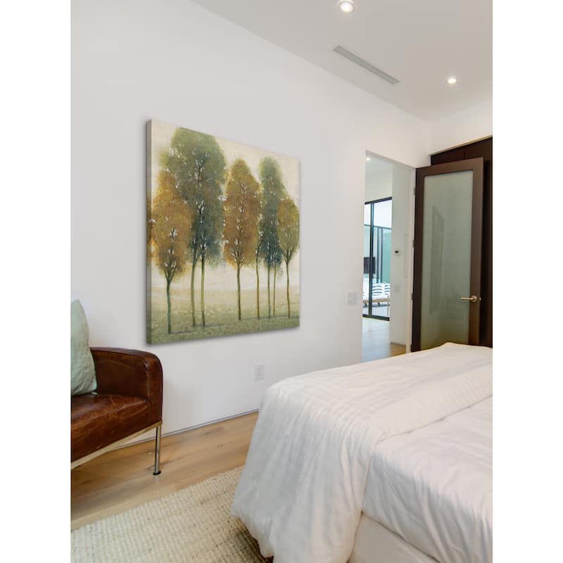 Marmont Hill - 'Beyond the Trees II' Painting Print on Wrapped Canvas - Multi-Color