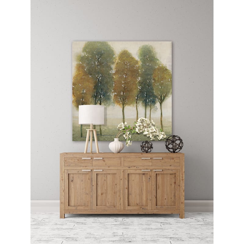 Marmont Hill - 'Beyond the Trees II' Painting Print on Wrapped Canvas - Multi-Color