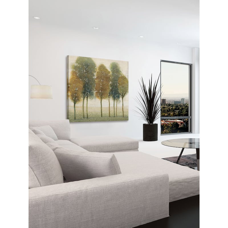 Marmont Hill - 'Beyond the Trees II' Painting Print on Wrapped Canvas - Multi-Color