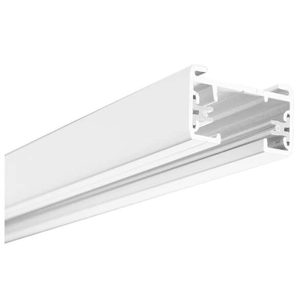 Lithonia Lighting Lts8 Mw M6 White 8 Foot Matte 1 Circuit Track Section With End Caps Lithonia Lighting Lts8 Mw M6 White 8 Foot Matte 1 Circuit Track Section With End Caps