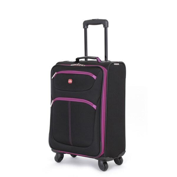 swiss gear purple luggage