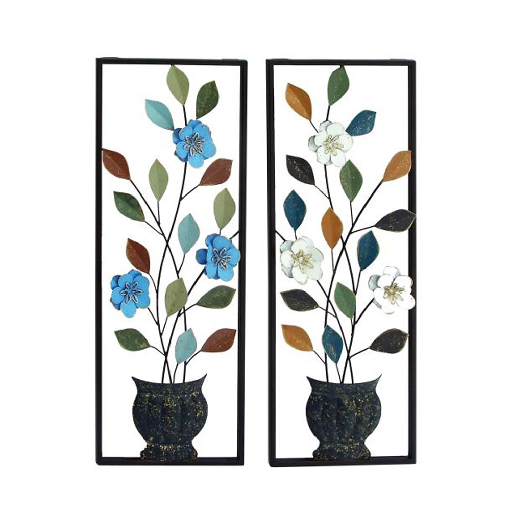 Shop Benzara Metal 2-piece Assorted Wall Decor - Free Shipping On Orders Over $45 - Overstock ...