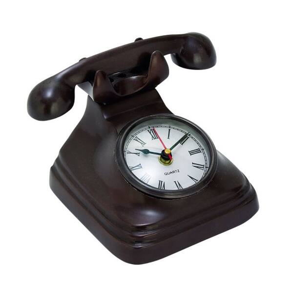 elegant-aluminum-bronze-telephone-clock-overstock-13034999