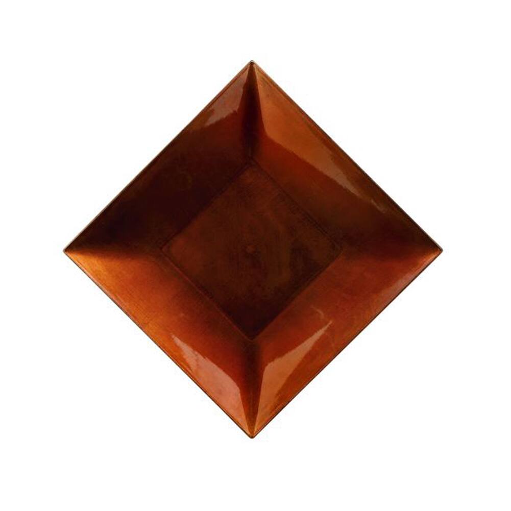 Amazing PP Copper Plastic Square Charger