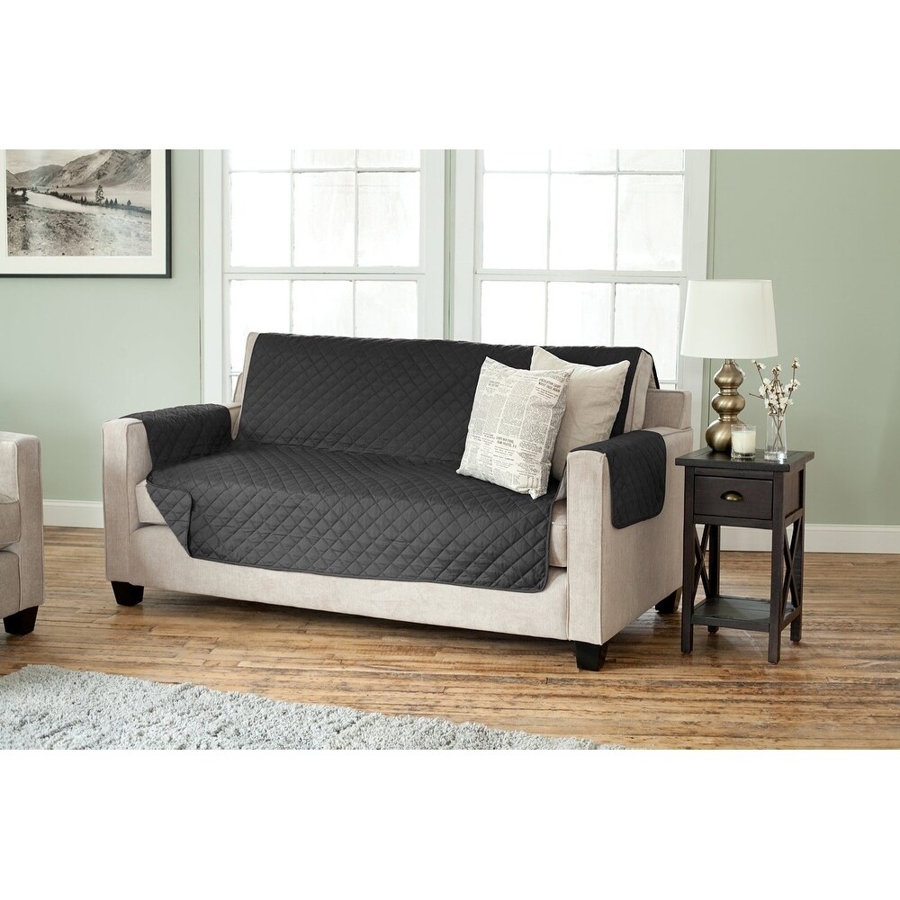 Lauren Taylor Diamond Quilt Sofa Slipcover 110 75 Lauren Taylor Diamond Quilt Sofa